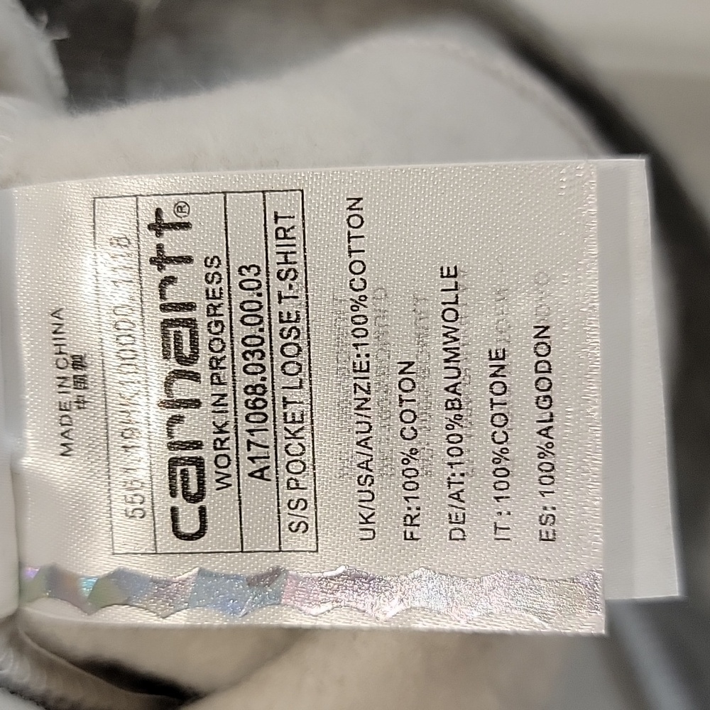 Carhartt WIP Grey Crew Neck Sweatshirt Size XL - Picture 4 of 7